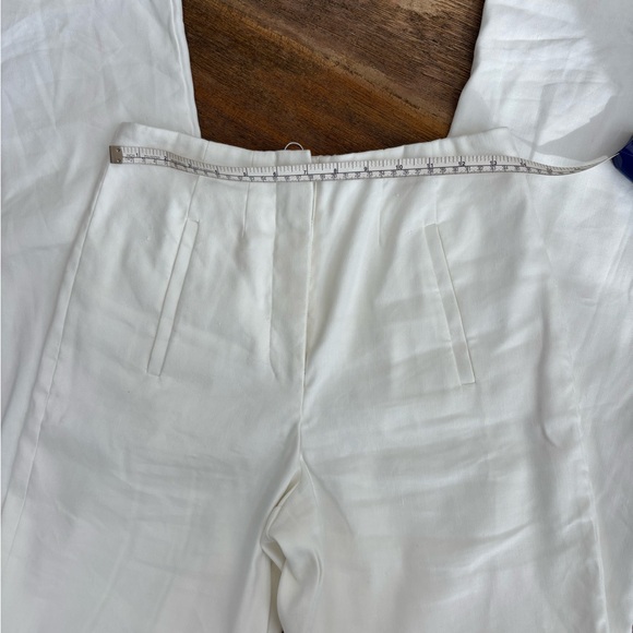 Veronica Beard Jude Pant Size 4 white Linen - Picture 9 of 16